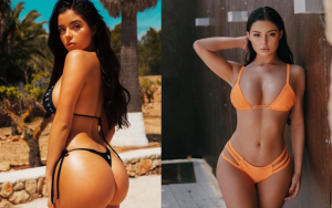Фотомодель Demi Rose и её впечатляющие формы.