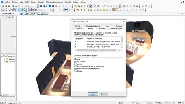 Cómo exportar la información de Dialux a Autocad (.dwg) смотреть онлайн