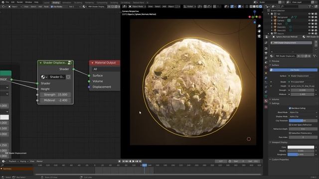 REALTIME Shader Displacement for EEVEE! смотреть онлайн