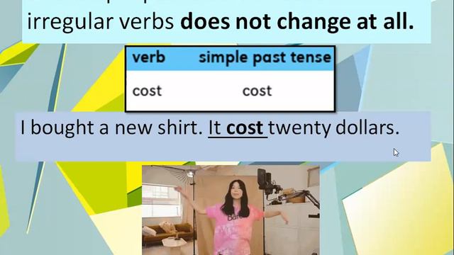 Irregular verbs with no change.Module 4. REVIEW. смотреть онлайн