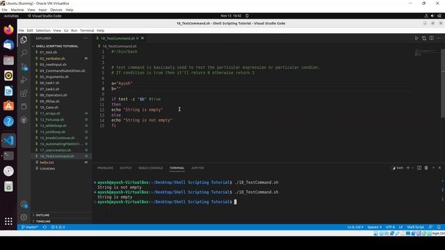 Using test Command in Shell Scripts In Linux смотреть онлайн