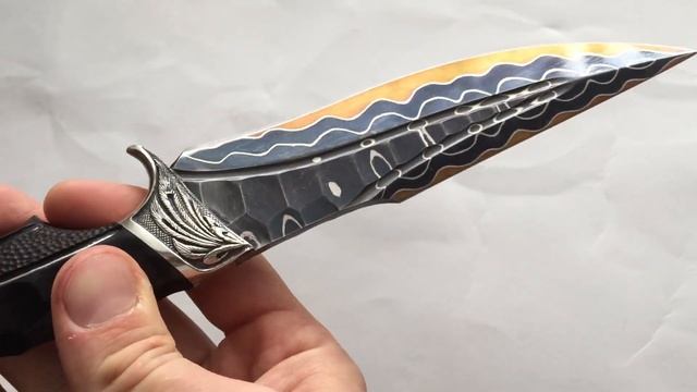 Авторский нож СЕРЕБРЯНЫЙ СОКОЛ-2. ЛАМИНАТ! смотреть онлайн