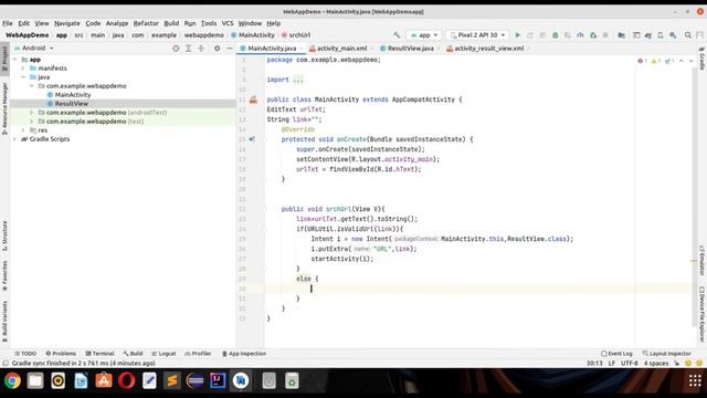 webpage on android app(WebView&WebViewClient) смотреть онлайн