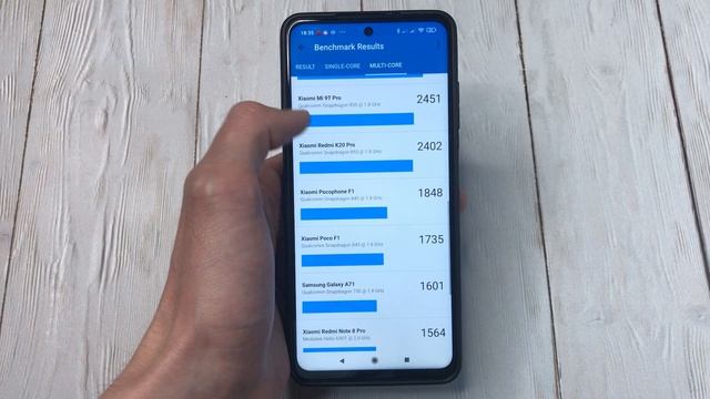 Тест POCO X3 в Antutu. Тест процессора Snapdragon 732g смотреть онлайн