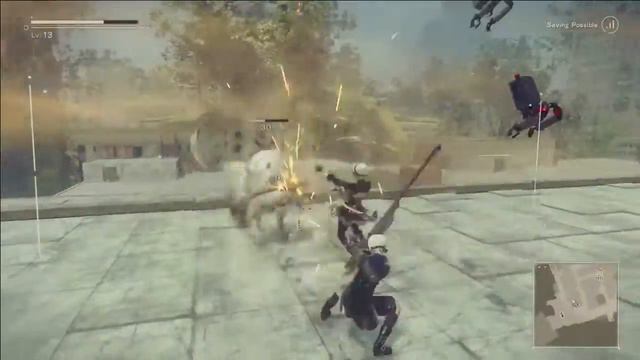 Father Servo just got Served - Nier: Automata PS4 - Father Servo (Lv 30) battle смотреть онлайн