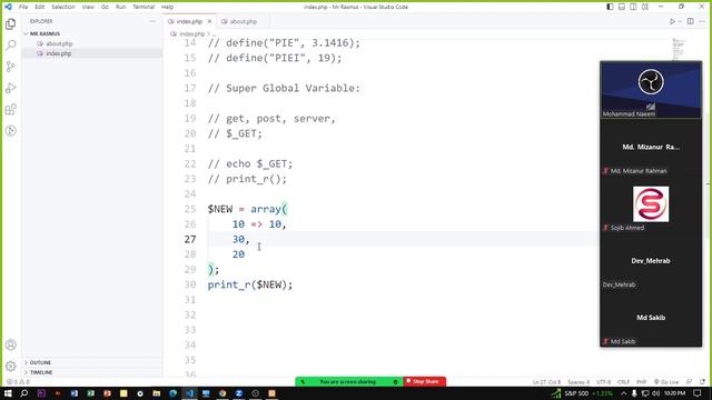 Day-2 PHP Variable Loop Array and Laravel Tutorial for Beginners | Laravel Live Bangla Tutorial смотреть онлайн