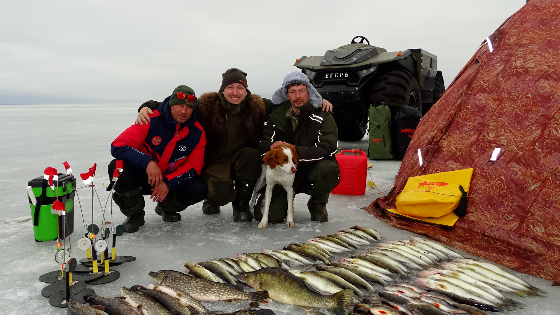 Вездеход Егерь #1.1 Озеро Воже #3 ч.2 смотреть онлайн