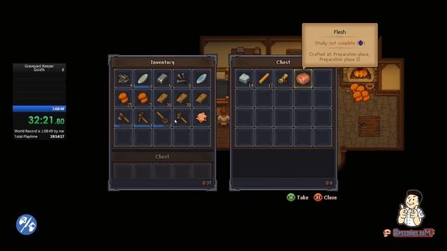 Graveyard Keeper Speedrun - Glitchless Gold% in 1:04:31 by lawlchef смотреть онлайн