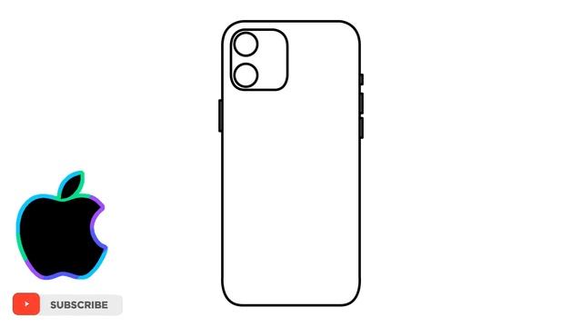 How To Draw Apple iPhone 12 Pro - Easy Step By Step Tutorial смотреть онлайн