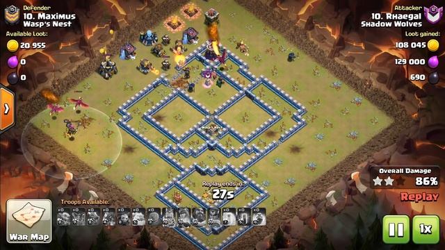 The NEW Dragon SLYLE Attack for TH 13 | Mass Dragons + Bat + Freeze vs War Bases | Clash of Clans смотреть онлайн