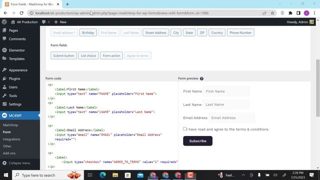 How To Add Mailchimp Subscribe Form To Wordpress (Step-By-Step Tutorial) смотреть онлайн