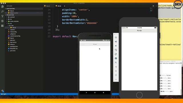 React Native Tutorials Lesson # 13 Custom components and state смотреть онлайн