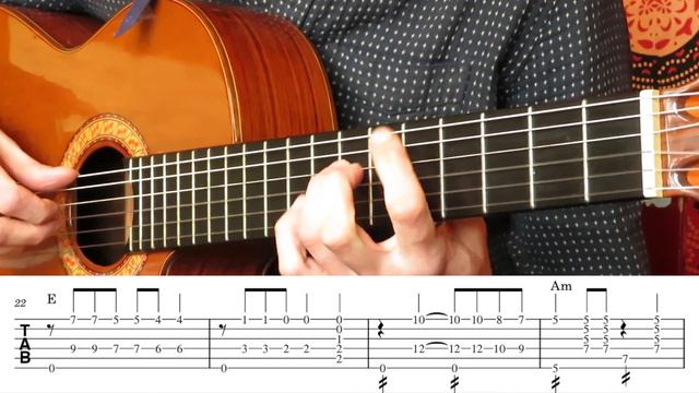 La Cumparsita | Guitar TABs | Tango | How To Play... | World Famous Tango #tango #latinguitar