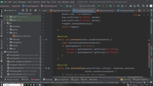 How to create Bottom Navigation View in Android Studio Java смотреть онлайн