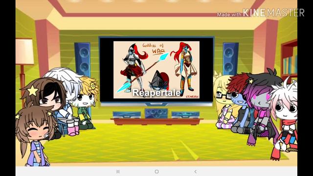 Undertale React to AUs (Papyrus, Undyne and Alphys) смотреть онлайн