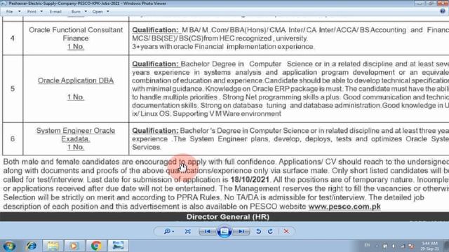 Peshawar Electric Supply Company Pesco Jobs 2021 Advertisement смотреть онлайн