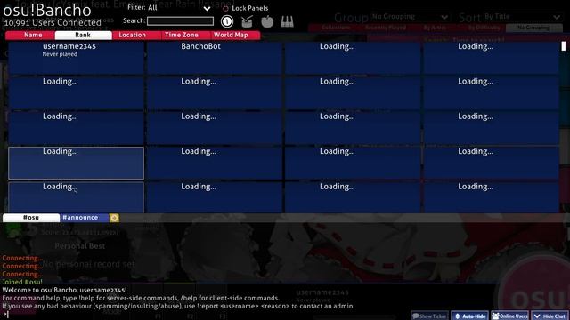 Osu! Installation/Account Setup/Beatmap Downloads
