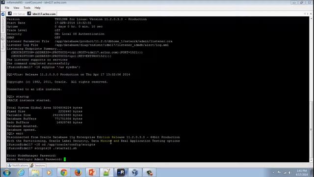 How to start Oracle Fusion Applications 11g - Part4 смотреть онлайн