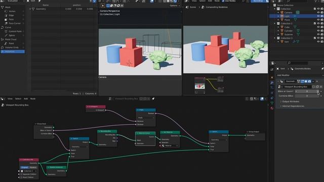 Blender 3.3 : Geometry Nodes in Action : Displaying Bounding Boxes смотреть онлайн