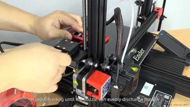 Service Tutorial Ender - 3 Max Neo replace the filament смотреть онлайн