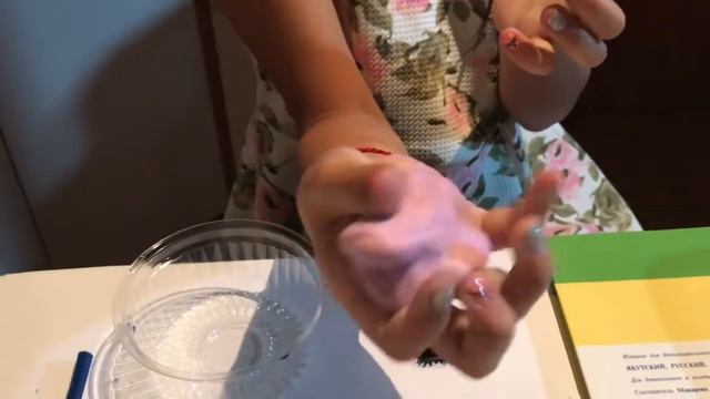 ДЕЛАЮ СЛАЙМ СВОИМИ РУКАМИ! КЛЕЙ И ТЕТРАБОРАТ! смотреть онлайн