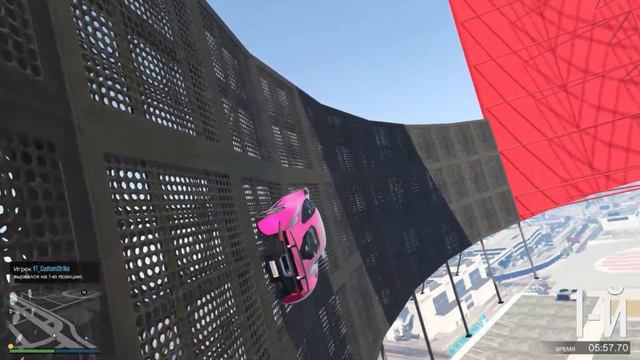 ⭐ПОПРОБУЙ ПРОЕХАТЬ ЧЕРЕЗ ПЕРЕГОРОДКУ НА ВОЛРАЙДЕ И НЕ ВРЕЗАТЬСЯ В ГТА 5 ОНЛАЙН 🔥Skill-Test #6 GTA 5 смотреть онлайн