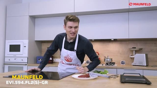 Встраиваемая индукционная панель Maunfeld EVI.594.FL2(S)-GR смотреть онлайн