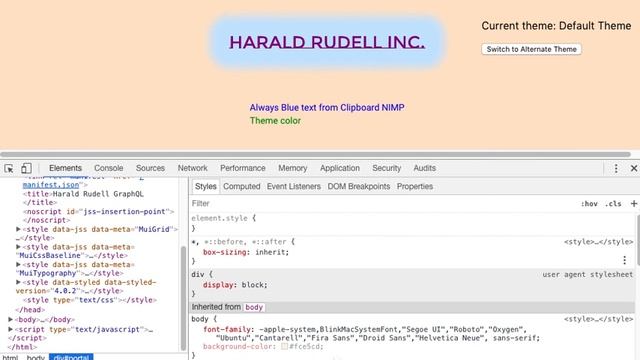 React 16.5.2 / styled components / Material-UI смотреть онлайн