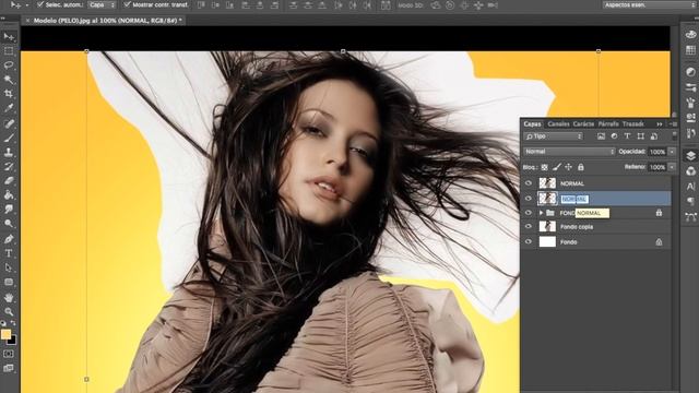 Como cortar pelo en Photoshop | #LaCosaEsSimple Tutorial 1 de @albingraphics смотреть онлайн