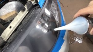 ХИМИЧЕСКАЯ ПОЛИРОВКА ФАР. Восстановление прозрачности фар паром.