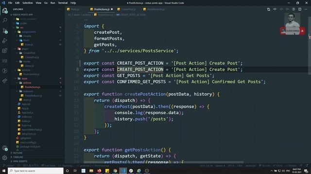 73. Refactoring the Posts code by removing the unwanted API calls in the React Redux App - ReactJS смотреть онлайн