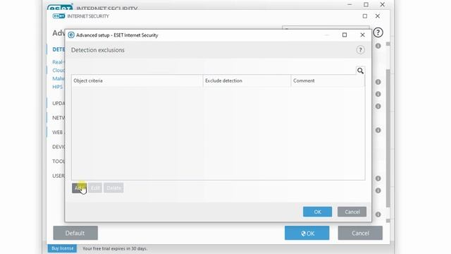 Eset NOD32 how to add a file to the exception list смотреть онлайн