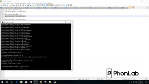 How to change Android system boot slot form A to B