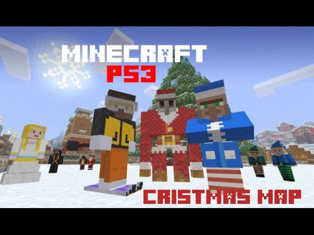 Minecraft [ps3] играем на карте Cristmas Map