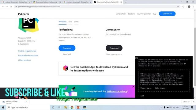 #2 Python Installation in Telugu | Python in Telugu| Python Installation| Install python in Telugu смотреть онлайн