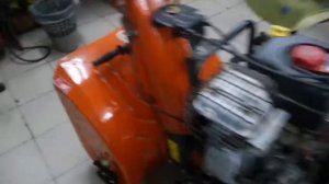 Замена троса дальности выброса снегоуборщиков Husqvarna