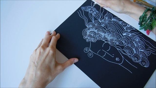 ИНТУИТИВНОЕ РИСОВАНИЕ Me drawing The Hand/Zentangle Art/drawing/ Doodling/ Paradox смотреть онлайн