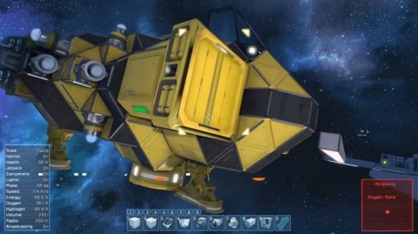 Space Engineers: Nanobot build and repair system (Grinding)