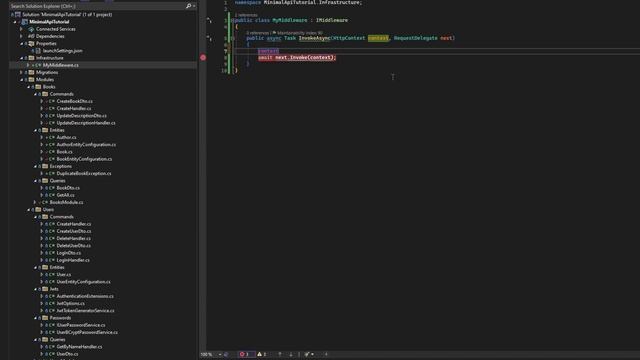 How To Write .NET Core Middleware with Minimal APIs? смотреть онлайн
