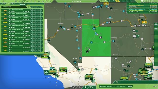CROSS COUNTRY FLIGHTS! - Transport Inc - Logistics Strategy Management Game смотреть онлайн