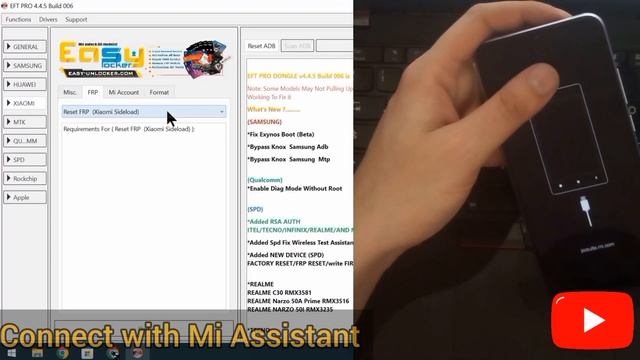 All Xiaomi Redmi FRP Bypass Sideload mode EFT Pro смотреть онлайн