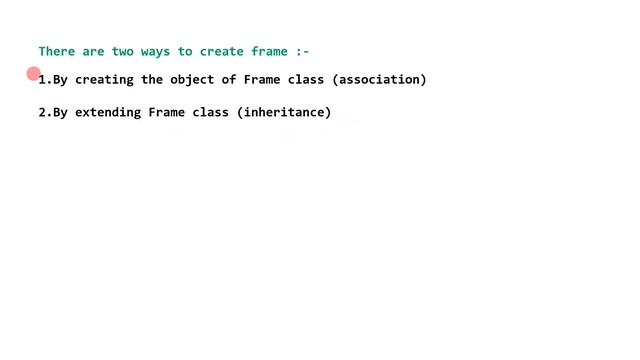 java awt frame class | what is frame in awt | used for | its methods | constructors of frame class смотреть онлайн
