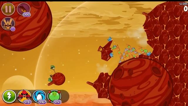 Angry Birds Space HD Red Planet All Levels