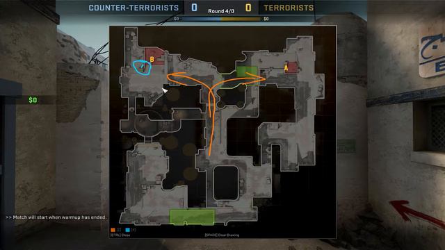 КАК ГРАМОТНО ДЕФАТЬ B-ПЛЕНТ НА DUST 2 смотреть онлайн