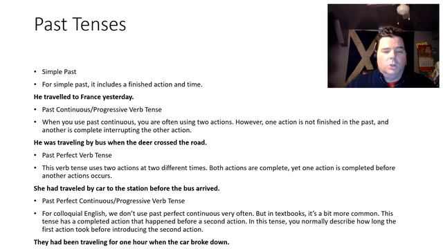 English Verb Tense Timeline with Dr. Glen Chapman смотреть онлайн