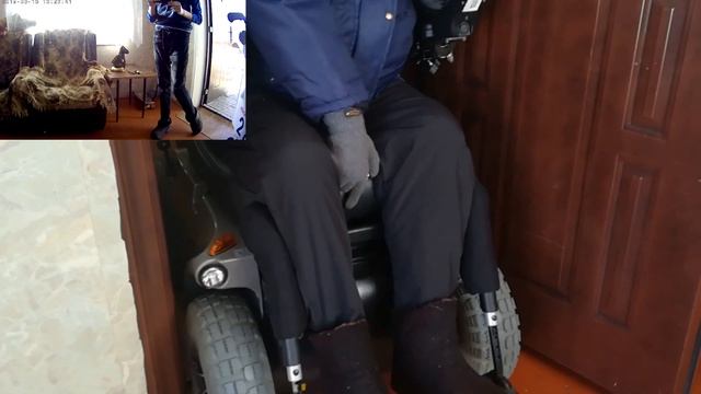 ❗Не повторять,опасно для жизни❗ Meyra Optimus 2 выезд с квартиры.Спуск и подъем по опасному пандусу смотреть онлайн