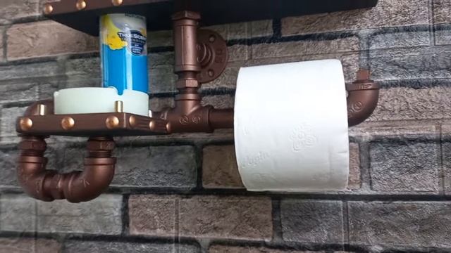 Держатель туалетной бумаги полка лофт стимпанк смотреть онлайн