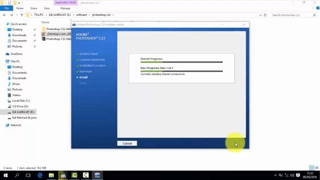 Tutorial cara instal adobe Photoshop cs3 смотреть онлайн