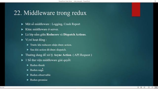 100. Connect API : Tích Hợp Middleware - Redux Thunk смотреть онлайн