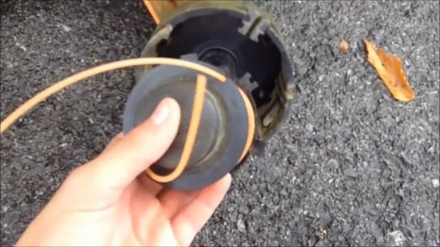 How To Load String In A Stihl String Trimmer/ Stihl Fs 56 RC-E